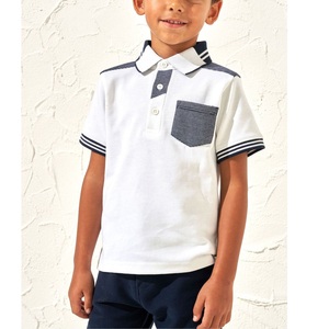 T-shirt d'été pour enfants en coton 100% de haute qualité, impression personnalisée du logo, t-shirt pour enfants, uniforme scolaire, hauts pour garçons, polo, fournisseur du Bangladesh - Product Image 6