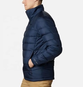 Chaqueta de Invierno Acolchada de Alta Calidad para Hombre, Cálida, Ligera, con Cuello Alto y Logotipo Frontal - Product Image 2