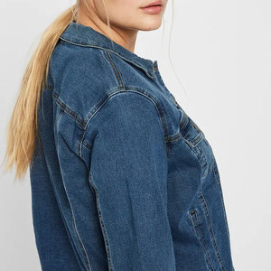 <b>Custom</b> Womens Vintage <b>Denim</b> <b>Jacket</b> Casual Jean <b>Jacket</b> Fashion Streetwear Outerwear Womens Clothing OEM ODM Export Manufacturer - Product Image 2