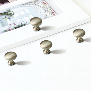 Tirador de Pomo de Aleación de Zinc de Alta Resistencia para Gabinetes de Cocina, Mesitas de Noche y Cajones, Herraje Moderno Cepillado para Muebles - Product Image 3