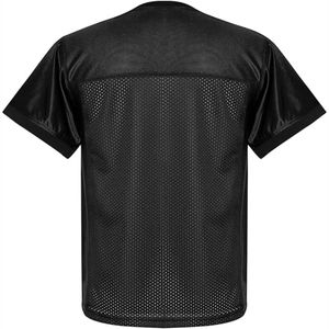 Vente directe usine – Maillot de football américain unisexe personnalisable, respirant, anti-humidité, 100 % polyester, design en maille - Product Image 3