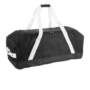 Customized Unisex Gym Duffel <b>Bag</b> 40-55L Oxford Fabric Zipper Closure Soft Handle Large Capacity Casual Solid <b>Navy</b> Blue Design - Product Image 5