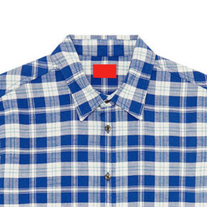 Camisa de Franela Personalizada para Hombre al por Mayor, Camisa a Cuadros con Botones, Camisa de Franela Estampada Personalizada OEM, Camisa a Cuadros de Manga Larga de Algodón - Product Image 2