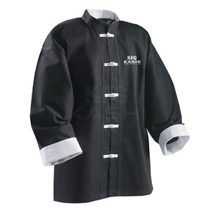 Adult Friendly Men's Kung Fu Uniform 100% Cotton Adjustable Waist Full Range <b>Motion</b> Lightweight Quick Dry Breathable Front - Product Image 3