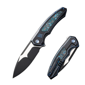 Couteaux pliants classiques avec lame robuste et manche compact pour la randonnée, la pêche, les voyages, le camping et les activités de plein air - Product Image 1