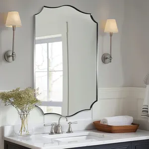 Handmade Metal <b>Wall</b> <b>Mirror</b> Elegant Modern Accent <b>Mirror</b> for Hotel Restaurant Home Office Bedroom Interior Decorative DesignGold - Product Image 3