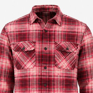 New Customized Cotton Fabric Windproof Breathable <b>Winter</b> Plus Size Adult <b>Men</b> Flannel <b>Shirts</b> At Reasonable Price <b>For</b> Sale - Product Image 3