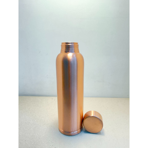 Bouteille d'eau en cuivre pur de qualité supérieure, artisanale, ayurvédique, sans soudure, avec couvercle anti-fuite, pour la salle de sport, le yoga et le soutien quotidien de la santé - Product Image 4