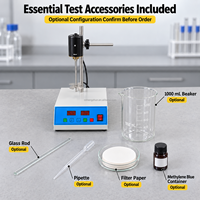 Kit de test numérique au bleu de méthylène pour l'analyse de la teneur en argile des agrégats fins avec agitateur de laboratoire à double vitesse NSF 2