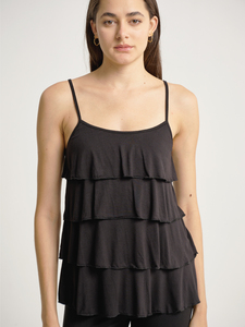 Bmama Nursing Cami <b>Top</b> Womens Sleeveless Ruffle Hem <b>Breastfeeding</b> <b>Top</b> Adjustable Strap Casual Wear Wholesale - Product Image 2