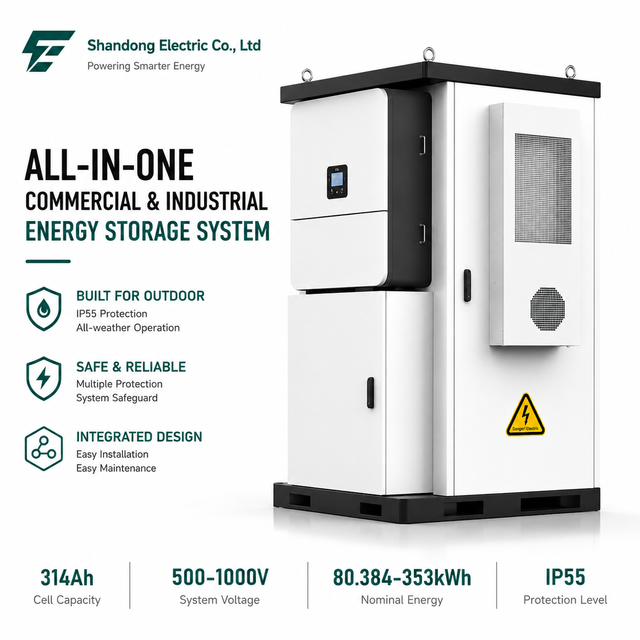 High Voltage Air Cooled BESS 241kWh LiFePO4 314Ah Battery Energy Storage System Cabinet
