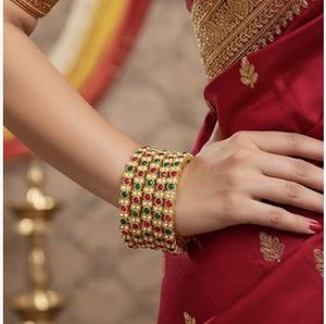 8mm Women's Genuine Healing Energy Handmade Gold Plated Tungsten Zircon Ball <b>Beads</b> Trendy Anniversary Bangles <b>Bracelet</b> - Product Image 5