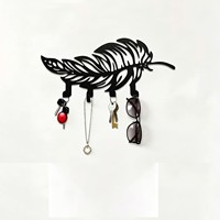 Porte-clés et crochets muraux en bois de manguier, design bohème, en fer sculpté pour salon, OEM, sur mesure, vente en gros |   Aqudus Saleem Inde