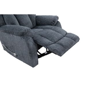 Uomo Wah Calgary manuale imbottito reclinabile colore ardesia - Product Image 5