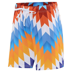 Nouveaux shorts de sport pour hommes en maille respirante de haute qualité, parfaits pour le basketball, la natation et la course à pied, en polyester, avec sublimation, pour l'été. - Product Image 4