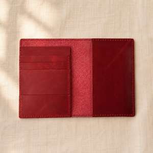 Porta Pasaportes de Cuero Genuino de Primera Calidad, Diseño Sencillo para Uso Diario, Cartera de Viaje con Bloqueo RFID, Funda para Pasaporte PTH-0153 - Product Image 4