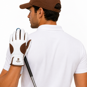 Guantes de Golf Personalizados OEM, Venta al Por Mayor de Fábrica, Cuero Cabretta, Transpirables, Cómodos, Antideslizantes, Duraderos, Equipo de Golf Profesional - Product Image 4