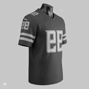 Maillots de football américain unisexes en gros, respirants, style rétro, personnalisables par sublimation, 100 % polyester, transfert thermique - Product Image 2