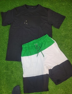 ชุดเซ็ตเสื้อยืดและกางเกงขาสั้นคุณภาพสูงสำหรับทุกเพศ  รับสั่งทำตามแบบ พร้อมปักโลโก้  หลากหลายขนาด สไตล์ และดีไซน์  ใส่สบาย - Product Image 6
