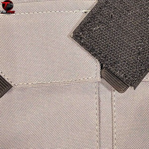 Chaleco Utilitario Gris y Negro para Hombre, Cuello Alto, Cierre Completo, Múltiples Bolsillos con Solapa, Ropa de Trabajo, Chaleco de Viaje, Chaleco Ligero y Duradero - Product Image 4