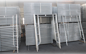 Fournisseur chinois d'échafaudages en acier économiques, échelles en H et échafaudages industriels, cadre <span class=keywords><strong>tubulaire</strong></span> en acier pour la construction - Product Image 4