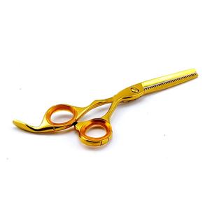 กรรไกรซอยผมมืออาชีพ สแตนเลสสตีล แบบปรับแต่งได้ พร้อมห่วงนิ้วมือ อุปกรณ์ร้านทำผม - Product Image 5