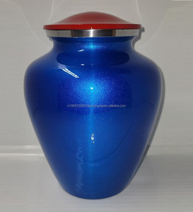 Urna Funeraria de Aluminio Negro Humming de Alta Calidad al por Mayor para Adultos, 10 Pulgadas, 220 Pulgadas Cúbicas de Capacidad, Estilo Americano - Product Image 1