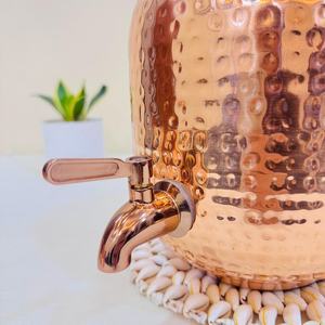 Custom Engraved Copper Water Dispenser Handmade Copper <b>Drinkware</b> Manufacturer Exporter - Product Image 6