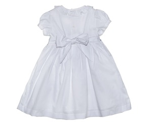 ชุดเดรสสีขาวปักลายสีน้ำเงิน — ชุดลำลองสำหรับเด็ก - Product Image 2