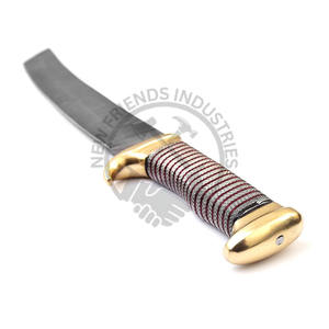Nueva Edición, Cuchillo de Caza Tanto de Acero de Damasco Hecho a Mano de 18.5 Pulgadas, Cuchillo de Supervivencia para Campismo al Aire Libre, Hoja Fija Afilada de Colección - Product Image 5