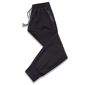 Nouvel Arrivage Pantalon Jogger Évasé Streetwear Personnalisé en Polaire 100% Coton Respirant Taille Mi-Haute Élastique Devant Plat Coupe-Vent pour Homme - Product Image 5