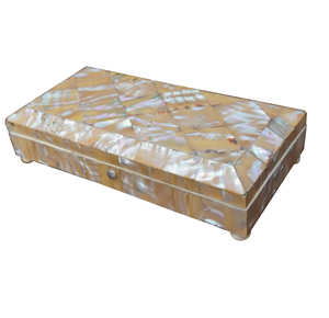 Custom Elegant MOP Inlay Jewelry <b>Box</b> Handcrafted Luxury <b>Shelf</b> <b>Box</b> Jewelry Organizer for Trendy Gifting Vanity & Jewelry Display - Product Image 4