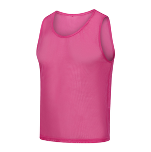 Wholesale Breathable Polyester Child Teen Soccer <b>Training</b> Vest <b>Bib</b> Sleeveless Jersey Big Mesh Soccer Vest - Product Image 2