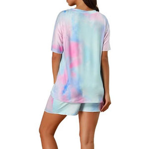 Conjunto de Dos Piezas de Algodón 100% para Mujer a Precio Económico, Ropa de Moda, Camiseta Corta Informal de Alta Calidad - Product Image 2