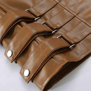 Gilet en cuir d'hiver pour homme, coupe élégante, conçu pour la mode décontractée moderne et un confort durable - Product Image 6