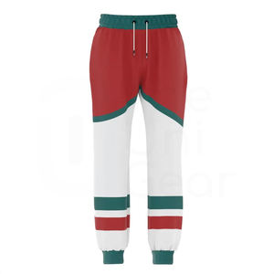 Pantalones Deportivos Casuales Personalizados de Peso Medio para Hombre, Pantalones Rectos con Rayas en la Parte Inferior, 100% Algodón, con Logotipo - Product Image 1