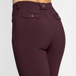 High Quality 4-way Stretch Horse Riding Breeches <b>Leggings</b> Tights <b>Equestrian</b> Wear Pants on Technical Fabric with Soft Feel - Product Image 4