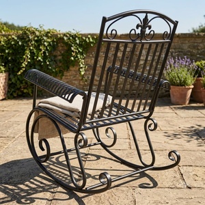 Custom Hand-Forged Wrought Iron European Design Weather-Resistant 2-Seater Patio <b>Bench</b> Vintage <b>Metal</b> <b>for</b> Outdoor <b>Garden</b> - Product Image 4