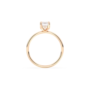 Anillos de promesa de boda con diamantes cultivados en laboratorio REYES para mujer, oro sólido de 14K, diamantes HPHT CVD con certificación IGI, joyería de regalo de compromiso. - Product Image 5