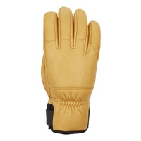 Gants de ski légers chauffants électriques en cuir de vachette durables hiver extérieur imperméable épais chaud écran tactile ski
