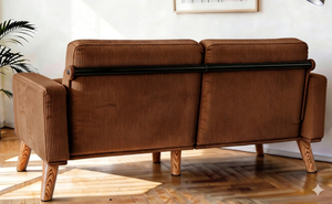 Comfortable 3 Seater corduroy adult <b>Sofa</b> chair for Living Room and <b>office</b> seating - Product Image 3