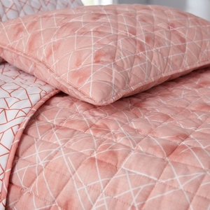 Juego de Cubrecamas Bloomingdale de 3 Piezas, Diseño Sólido con Pespunte en Diamante, Mezcla de Algodón T-150, Ropa de Cama para Toda Temporada, Uso Doméstico, Estilo Duradero - Product Image 5