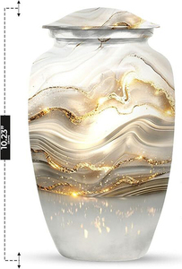 โกศบรรจุอัฐิสำหรับผู้ใหญ่ โกศตกแต่งสำหรับงานศพ โกศฝังศพสำหรับชายและหญิง โกศทำมือ - Product Image 2