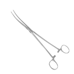 Pinza de Coarcción Crafoord de 9 1/2 Pulgadas, Hemostato, Instrumento Quirúrgico Vascular Reutilizable de Acero Inoxidable con Mandíbula Curva para Sujetar Tejidos - Product Image 2