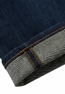 Pantalones Cortos de Mezclilla Índigo para Hombre, Ajustados, Elásticos, con Dobladillo Enrollado, Ropa Casual de Verano, Pantalones Cortos de Mezclilla para Hombre de Marca Privada al por Mayor - Product Image 5