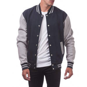 Veste varsity de haute qualité pour hommes et logo personnalisé, veste varsity tendance avec logo brodé personnalisé pour homme - Product Image 4