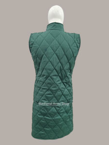 Gambesón Medieval Hecho a Mano, Chaqueta Larga sin Mangas, Acolchada de Algodón, Aketon, Armadura de Caballero de Batalla para Recreación Histórica - Product Image 5