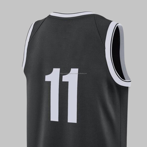 Diseño de camiseta de baloncesto de combinación de colores OEM personalizado de alta calidad para hombres - Product Image 4