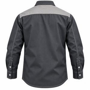 Camisa FR para Hombre a Precio de Fábrica, Ropa de Trabajo Resistente al Fuego, Camisa de Trabajo Industrial FR Personalizada al por Mayor con Botones - Product Image 2