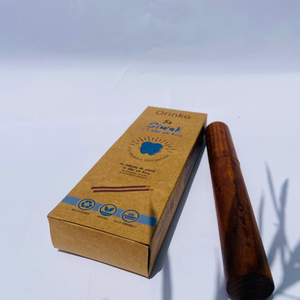 Organic Fresh Miswak Teeth Cleaner Pack of Five Natural Herbal Dental Sticks with Wooden Holder Cheap Price Miswak Stick - Product Image 3